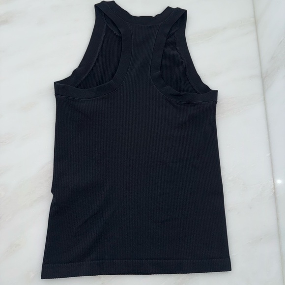 Renew Rib Racerback Tank- Black - Picture 3 of 3